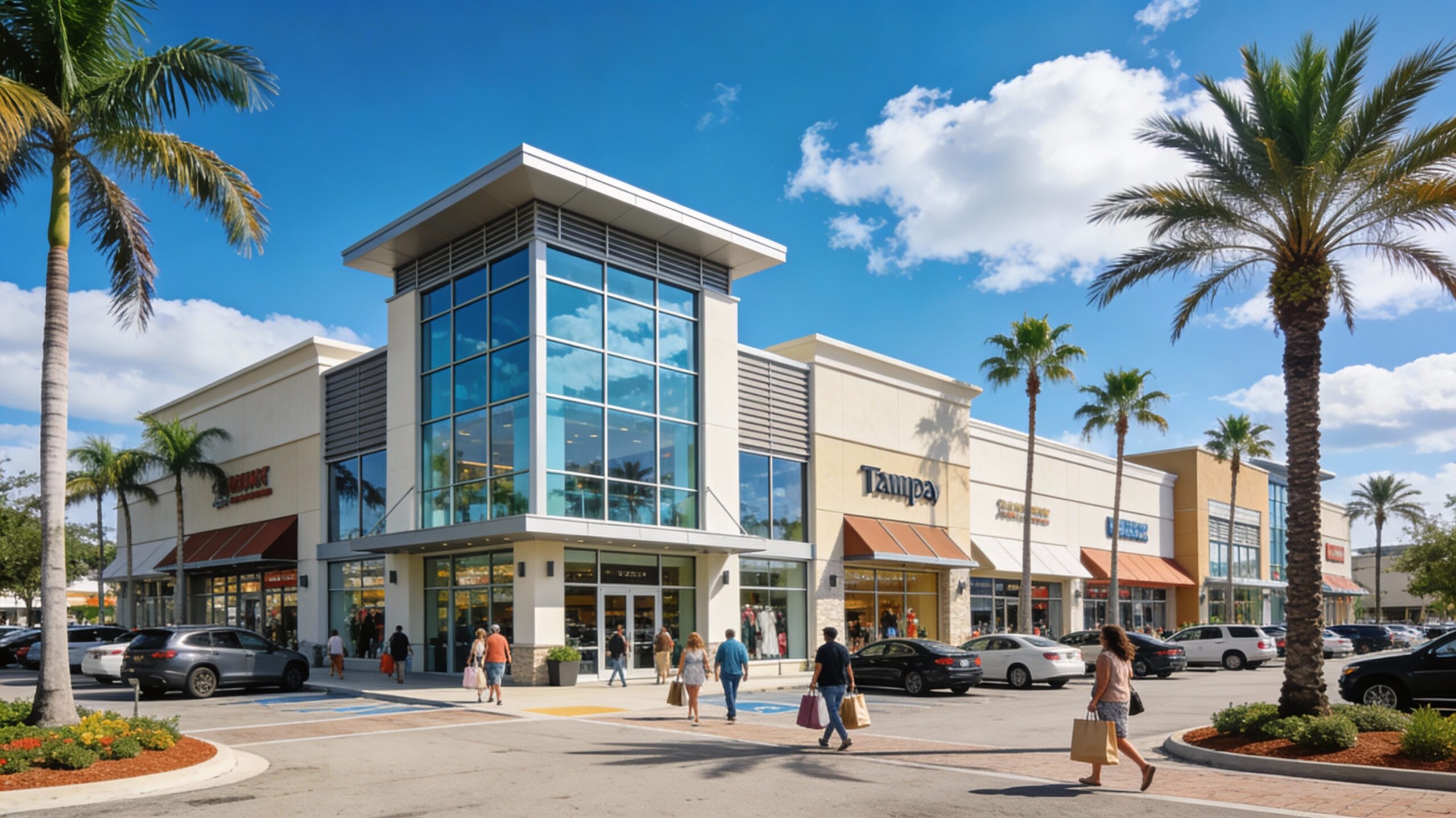 A successful retail strip center in tampa florida